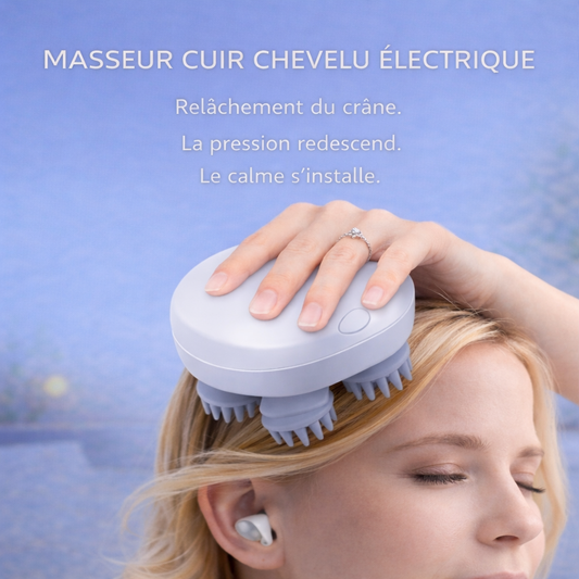 Masseur cuir chevelu electrique